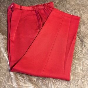 RED BLEYLE WOMENS PANTS SIZE 38 VIRGIN WOOL AND POLYESTER EXCELLENT CONDITION